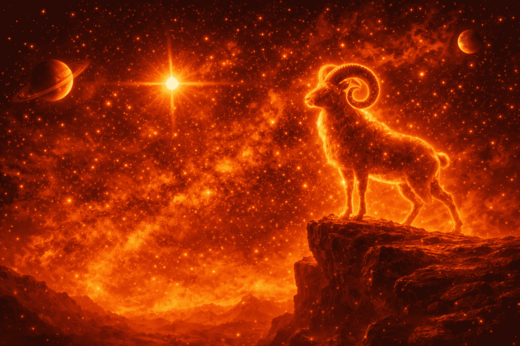 Baran - znak zodiaku, który prowadzi